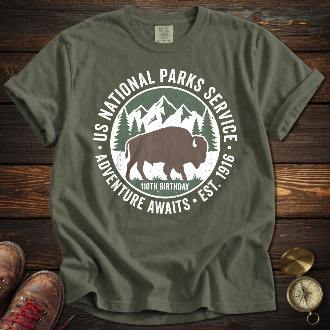 NPS 110 Birthday Bison T-Shirt