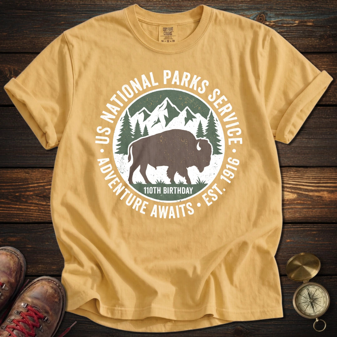 NPS 110 Birthday Bison T-Shirt