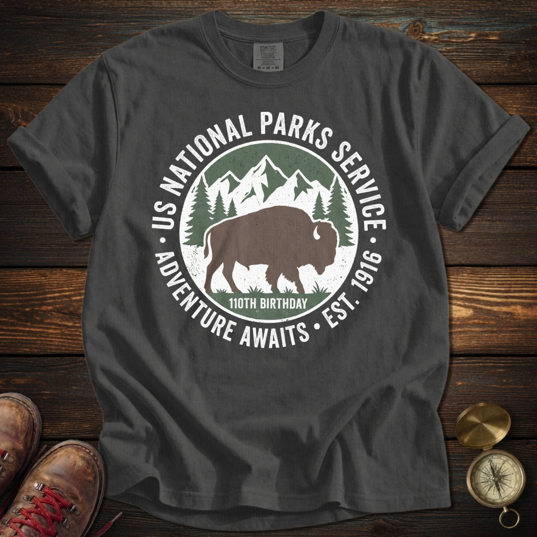 NPS 110 Birthday Bison T-Shirt