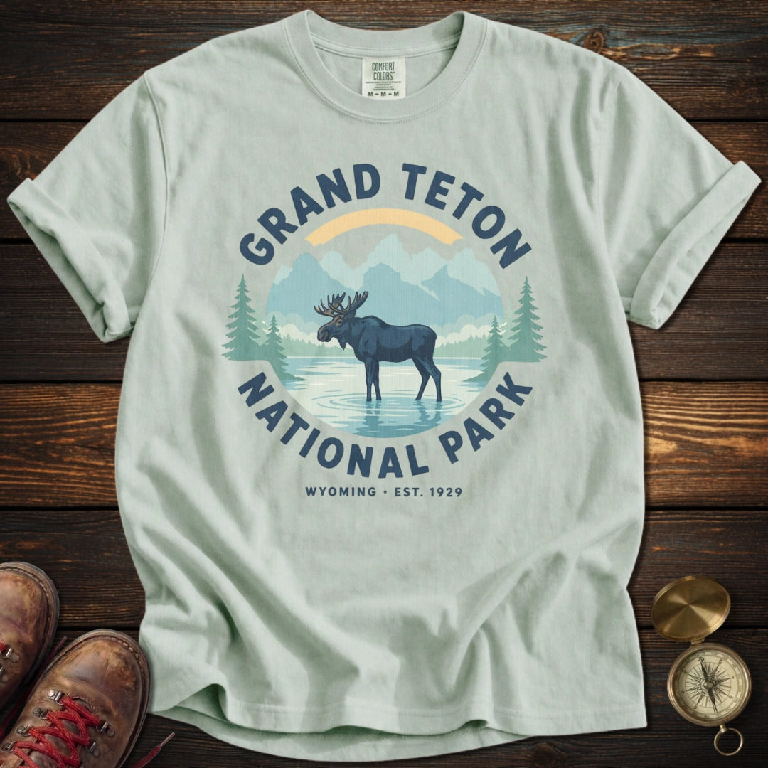 Grand Teton Vintage Moose T-Shirt