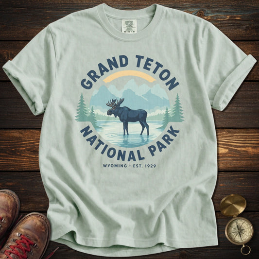 Grand Teton Vintage Moose T-Shirt
