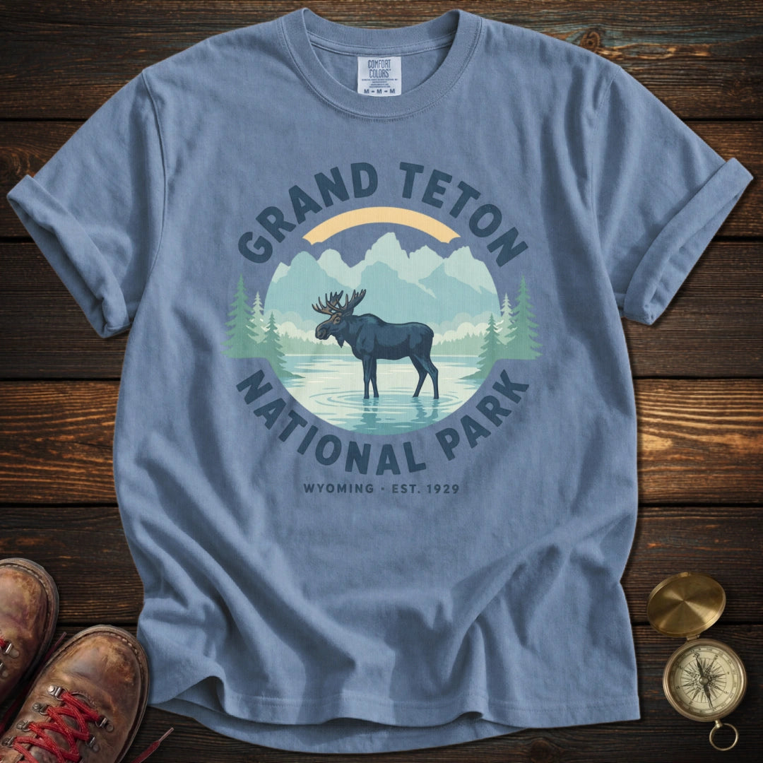 Grand Teton Vintage Moose T-Shirt
