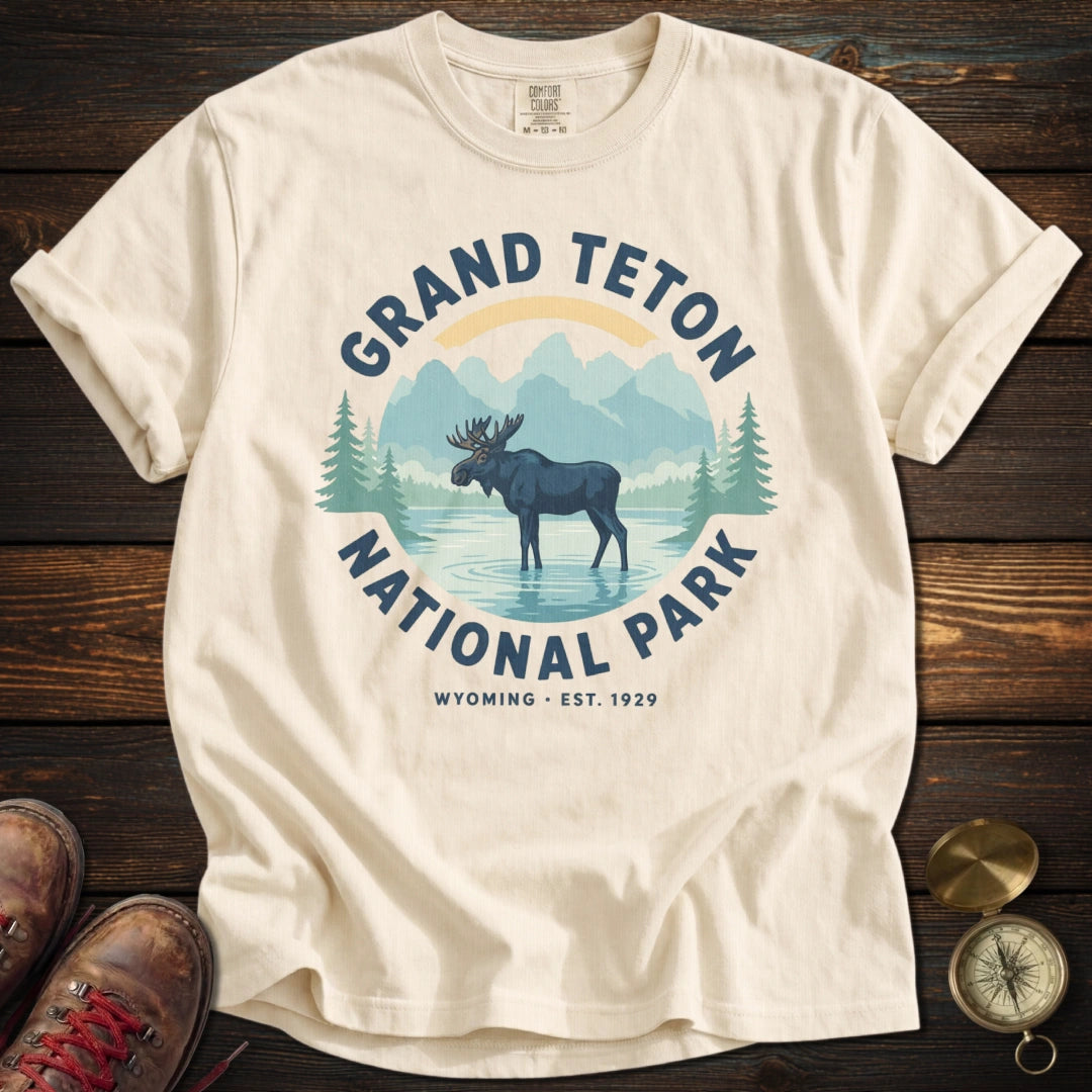 Grand Teton Vintage Moose T-Shirt