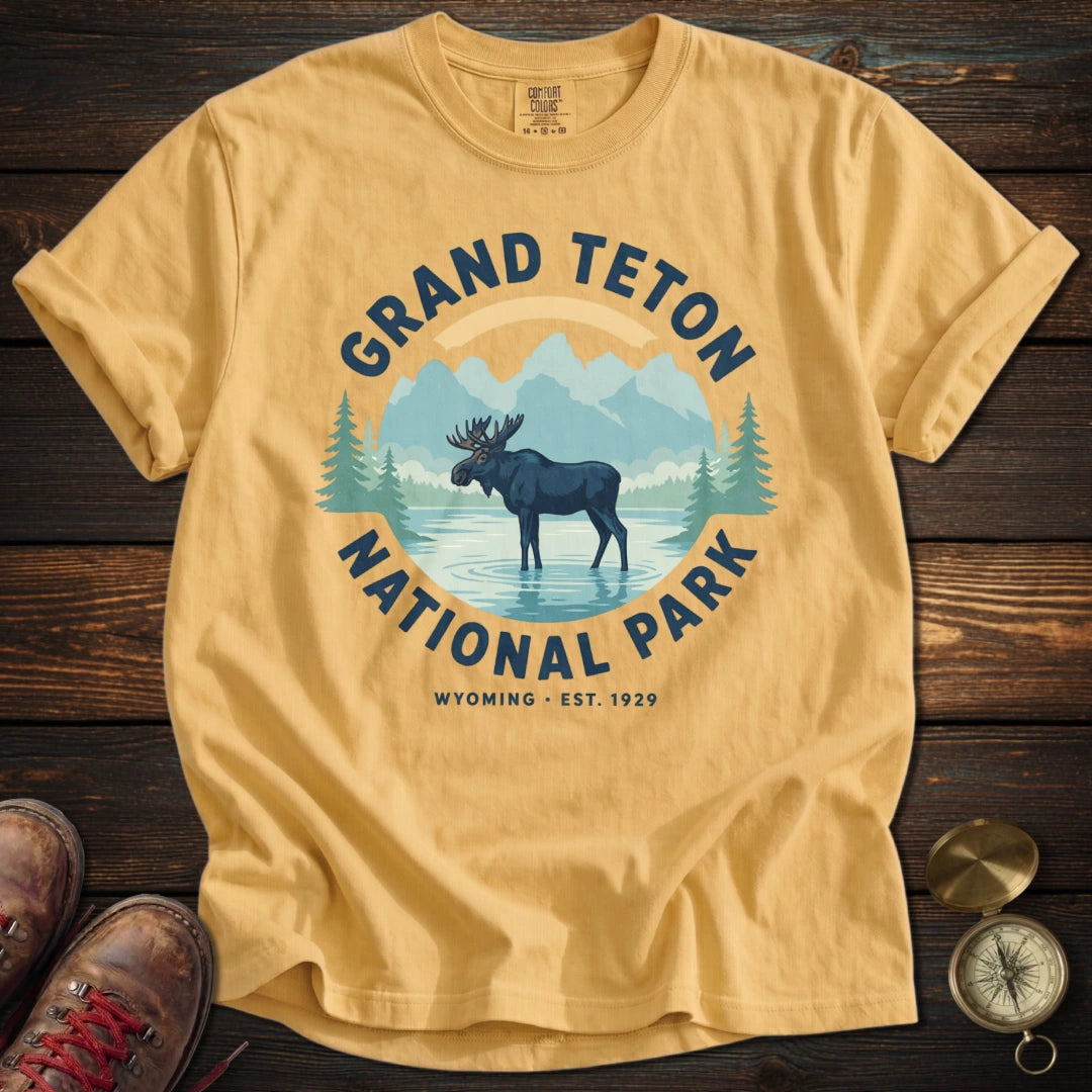 Grand Teton Vintage Moose T-Shirt