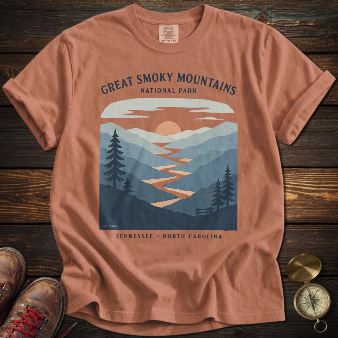 Great Smoky Mountains Graphic T-Shirt
