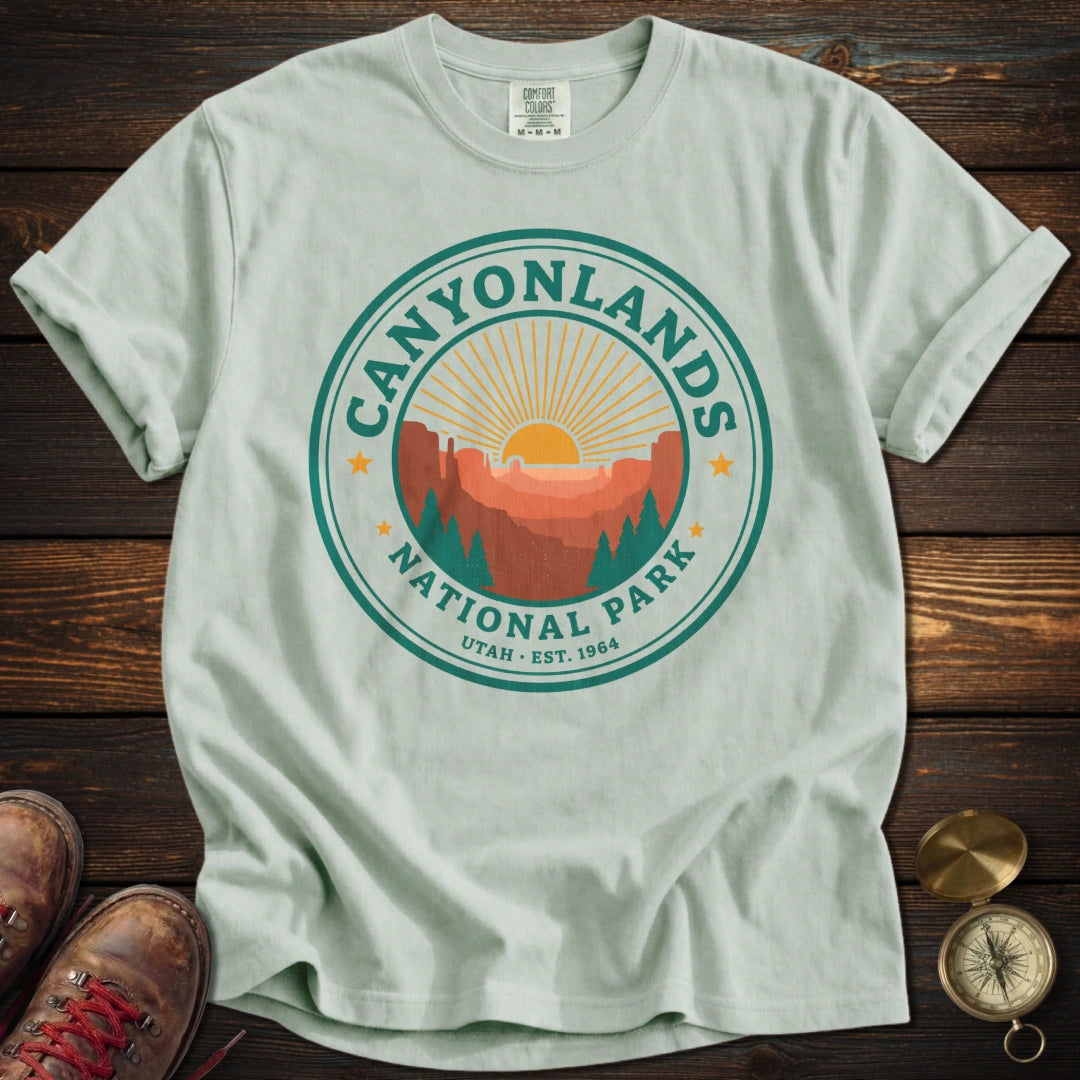 Canyonlands Badge Style T-Shirt