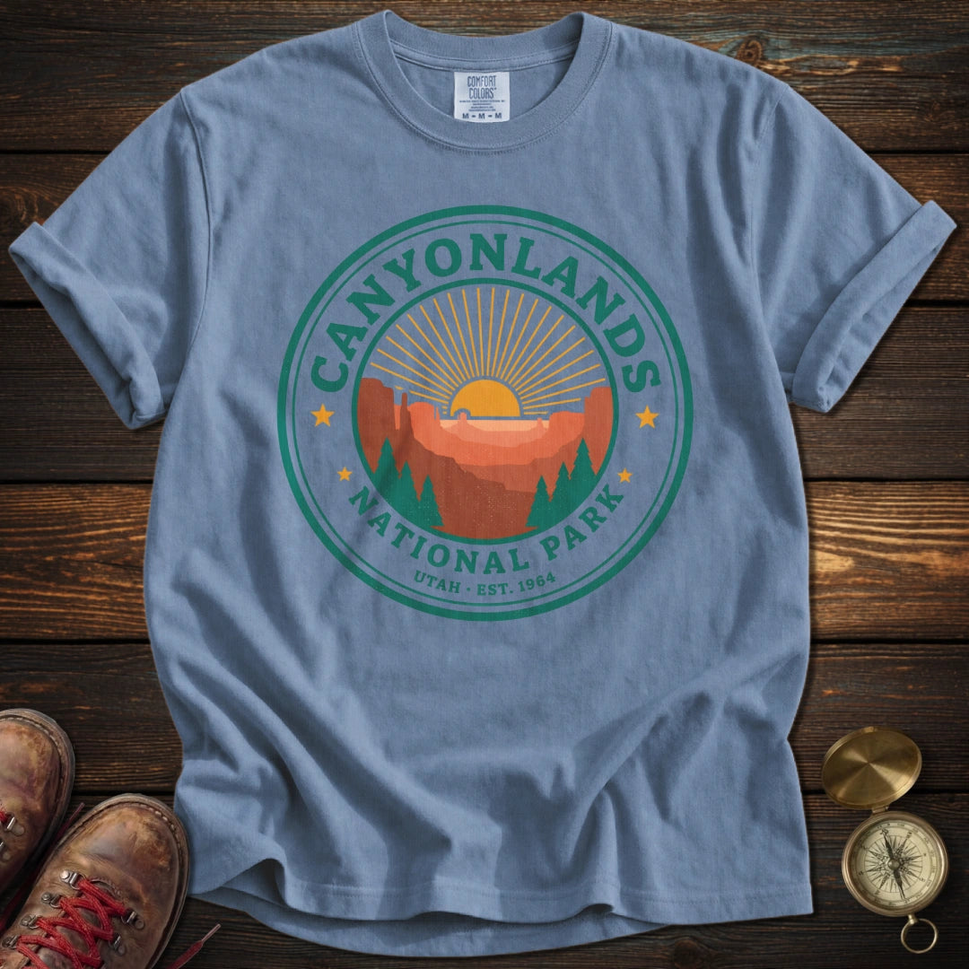 Canyonlands Badge Style T-Shirt