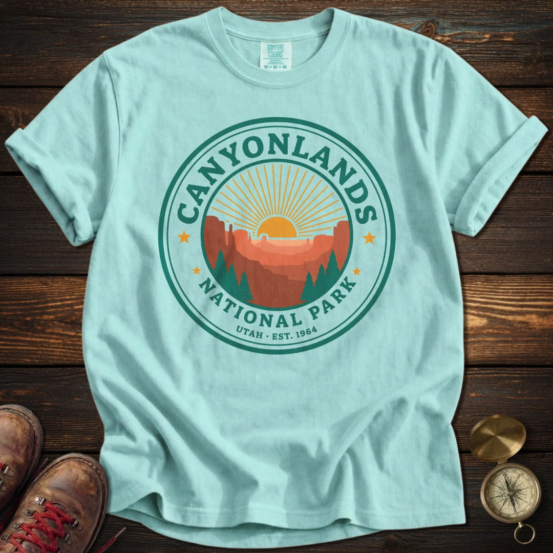 Canyonlands Badge Style T-Shirt