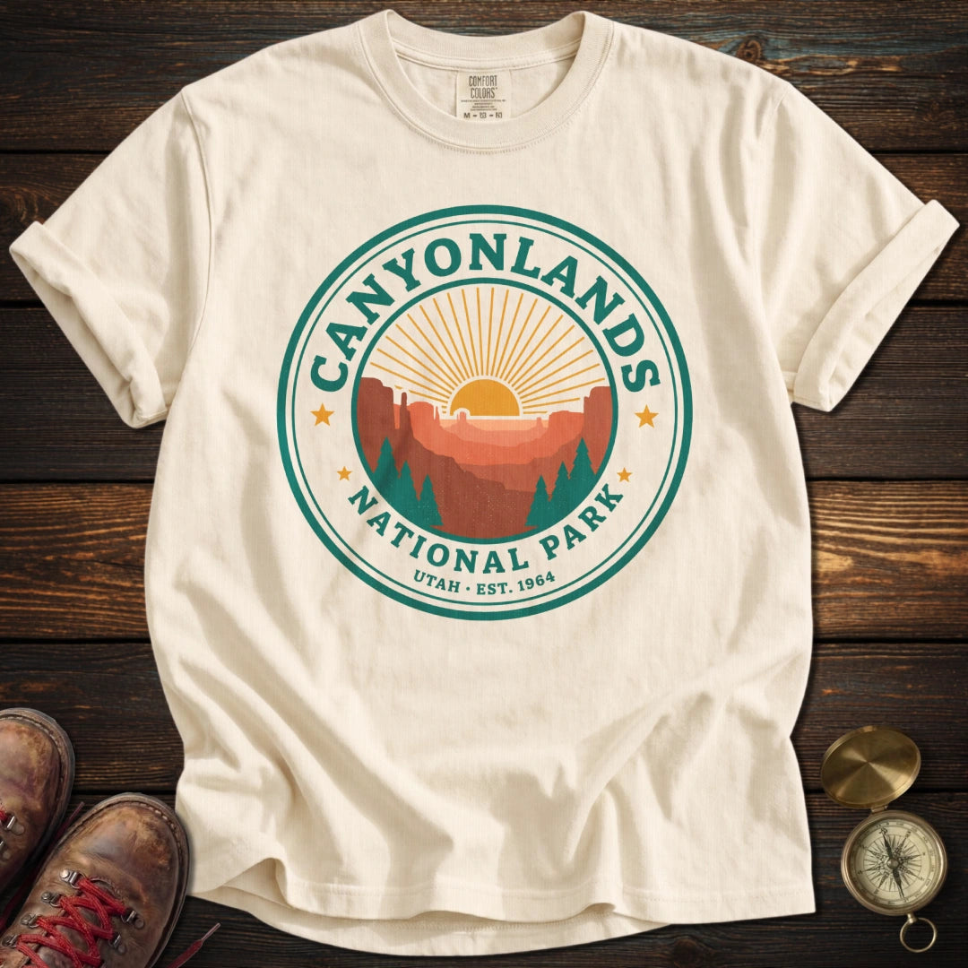 Canyonlands Badge Style T-Shirt