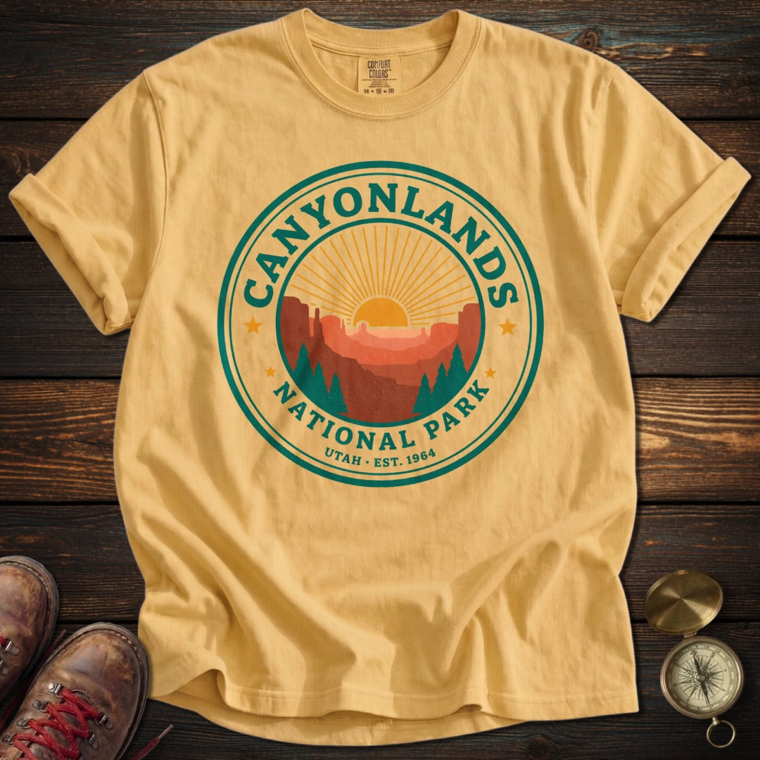 Canyonlands Badge Style T-Shirt