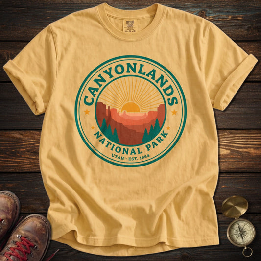 Canyonlands Badge Style T-Shirt