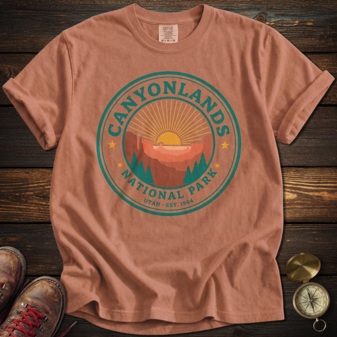 Canyonlands Badge Style T-Shirt