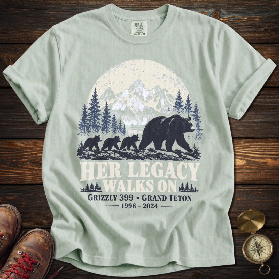 Grizzly 399 Legacy Walks On T-Shirt