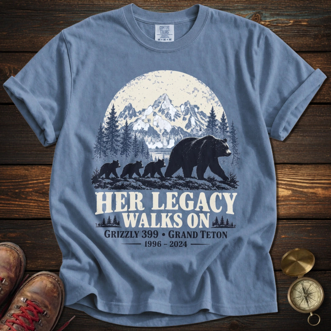 Grizzly 399 Legacy Walks On T-Shirt