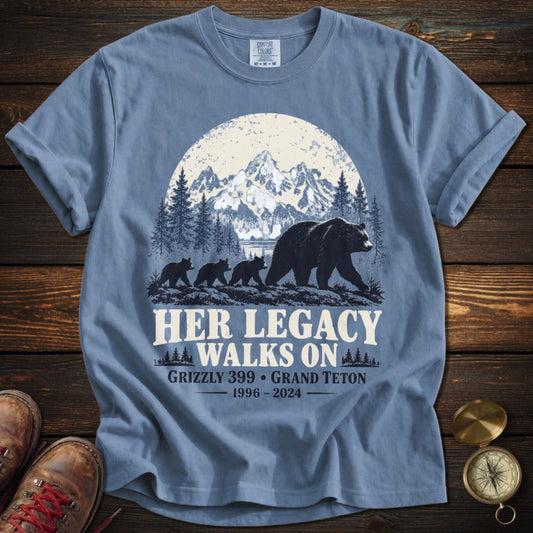 Grizzly 399 Legacy Walks On T-Shirt