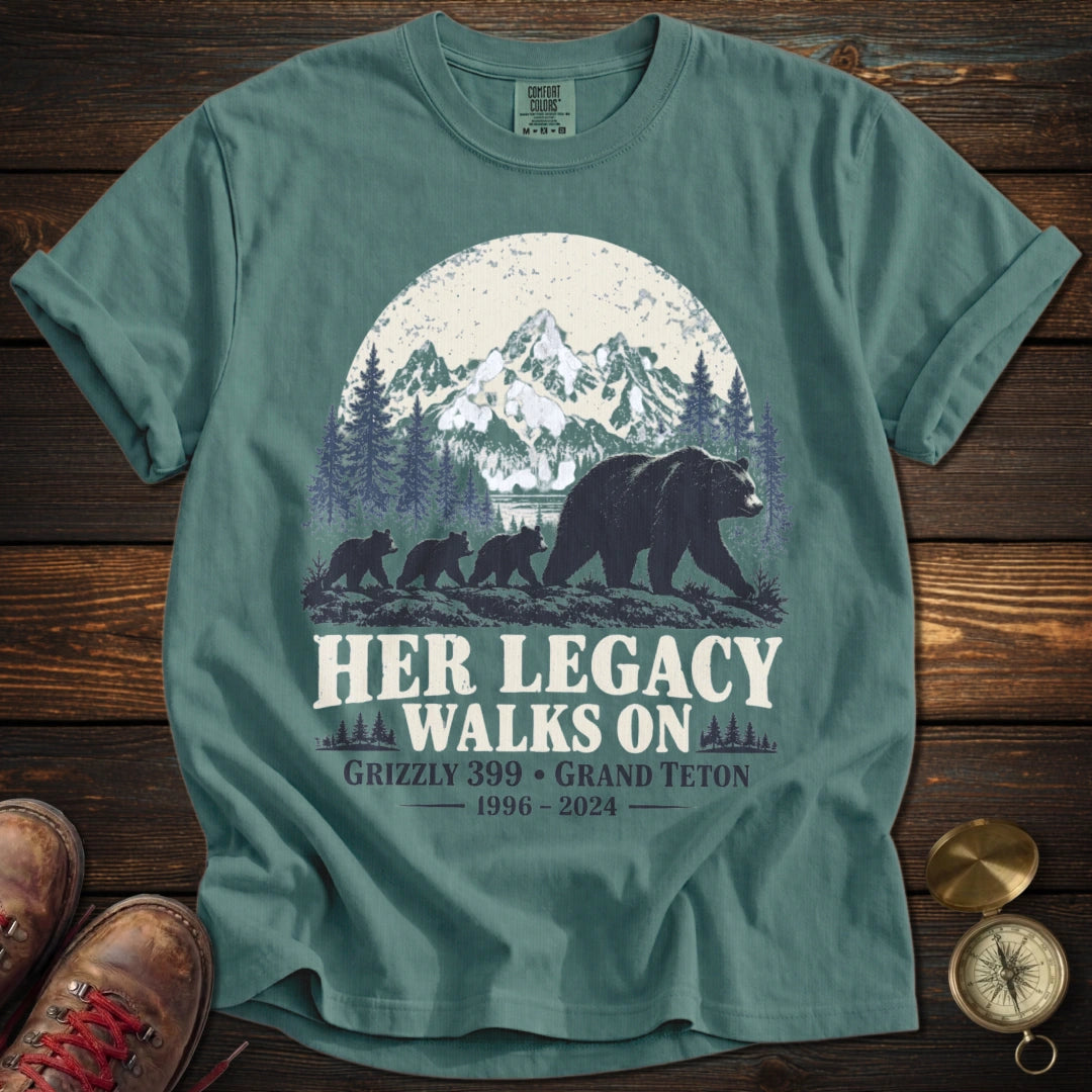 Grizzly 399 Legacy Walks On T-Shirt