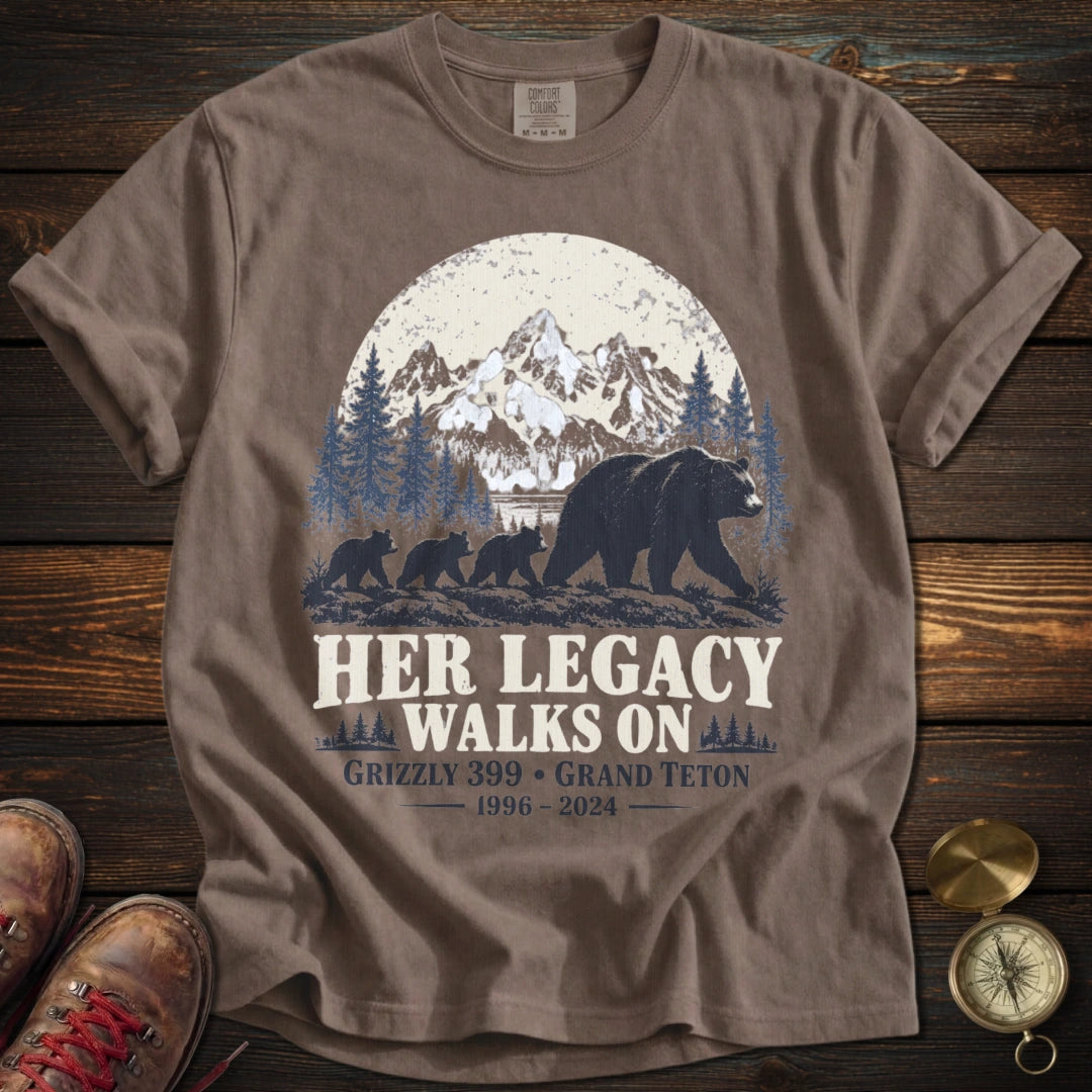 Grizzly 399 Legacy Walks On T-Shirt