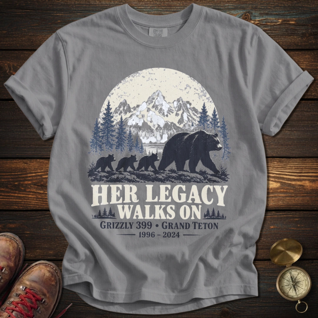 Grizzly 399 Legacy Walks On T-Shirt