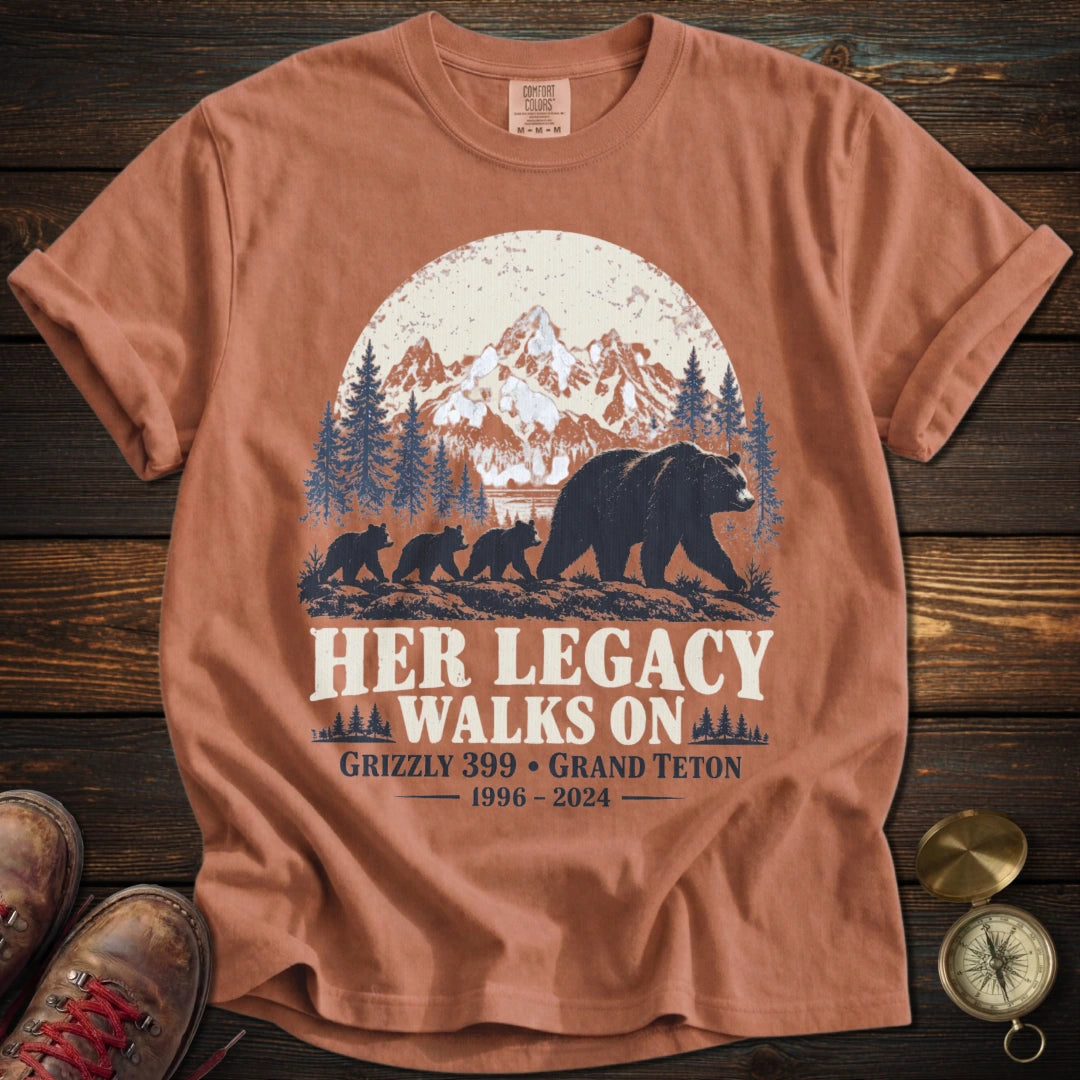 Grizzly 399 Legacy Walks On T-Shirt