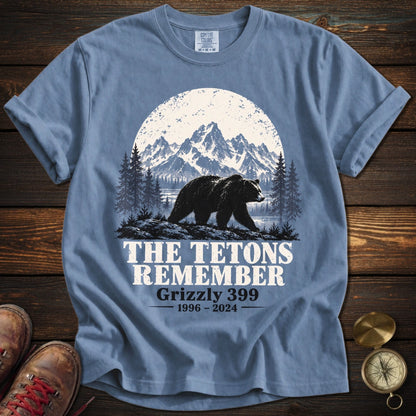 Tetons Remember Grizzly 399 T-Shirt