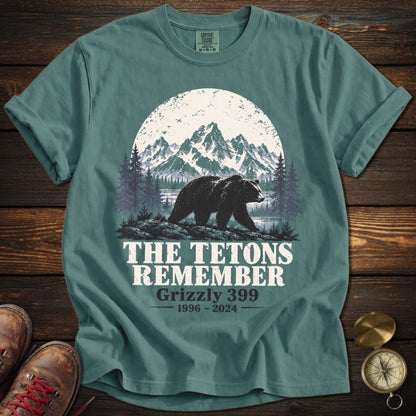 Tetons Remember Grizzly 399 T-Shirt