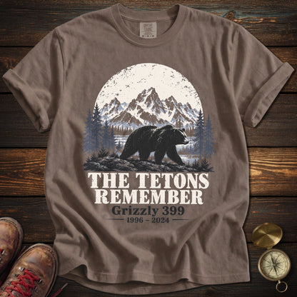Tetons Remember Grizzly 399 T-Shirt