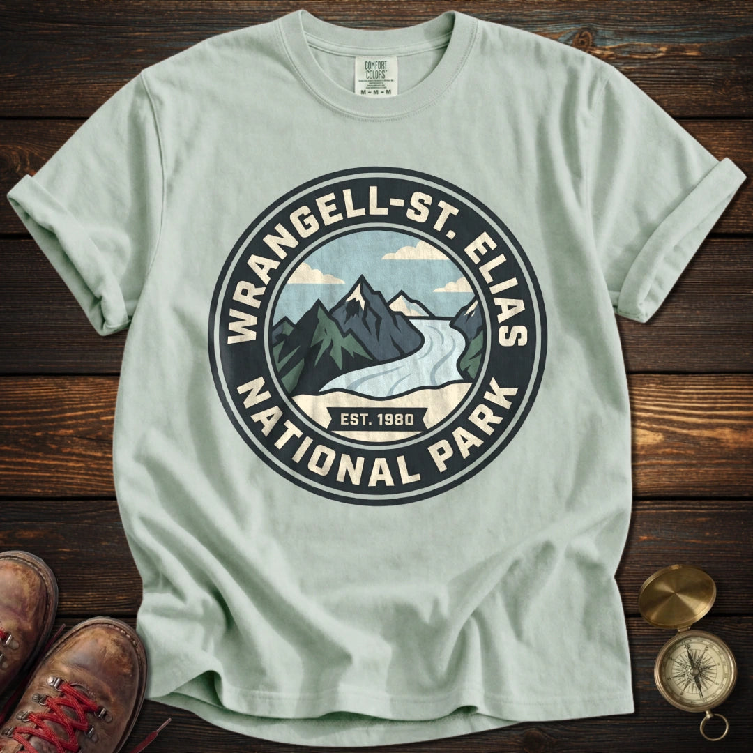 Wrangell - St. Elias Badge T-Shirt