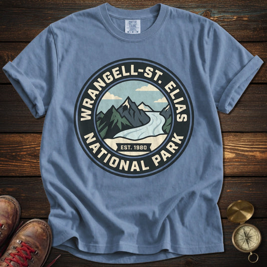 Wrangell - St. Elias Badge T-Shirt