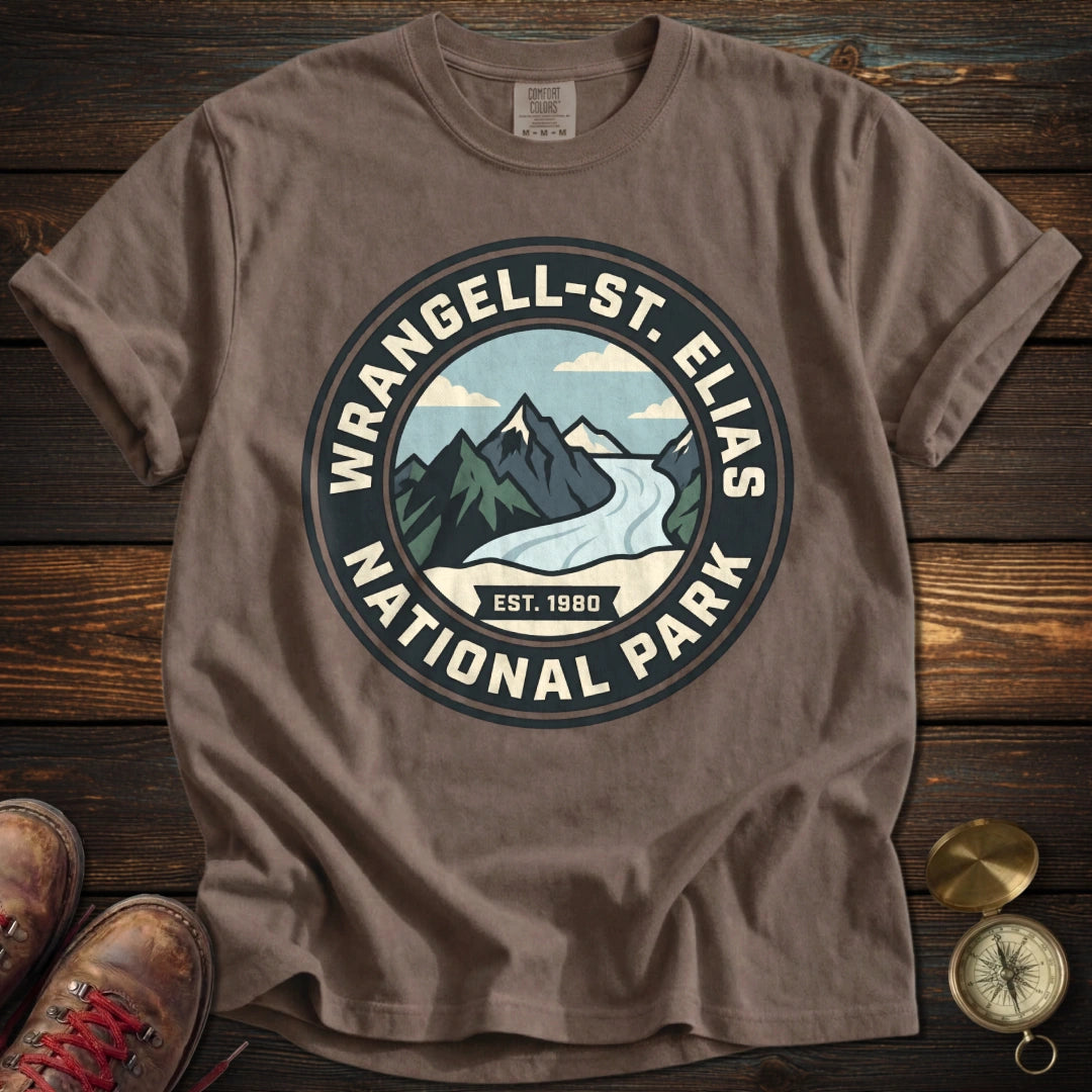 Wrangell - St. Elias Badge T-Shirt