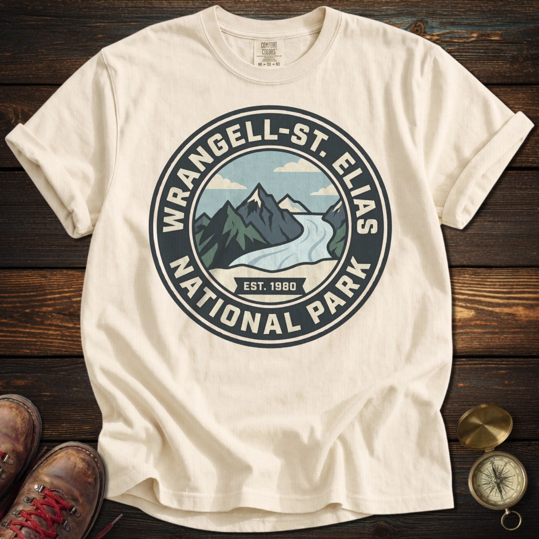 Wrangell - St. Elias Badge T-Shirt
