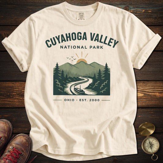 Cuyahoga Valley Ohio Retro T-Shirt