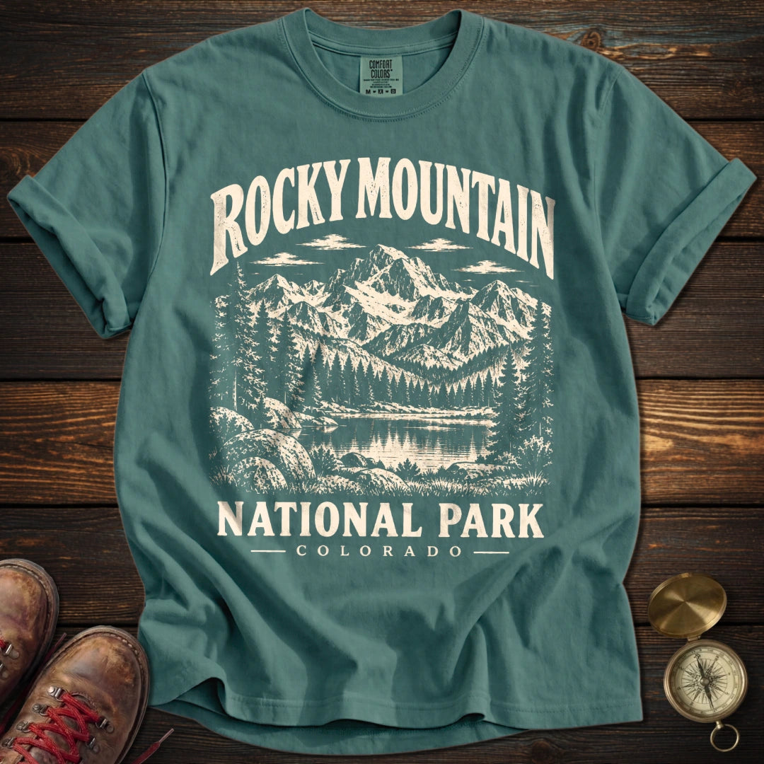 Rocky Mountain National Park Heritage T-Shirt