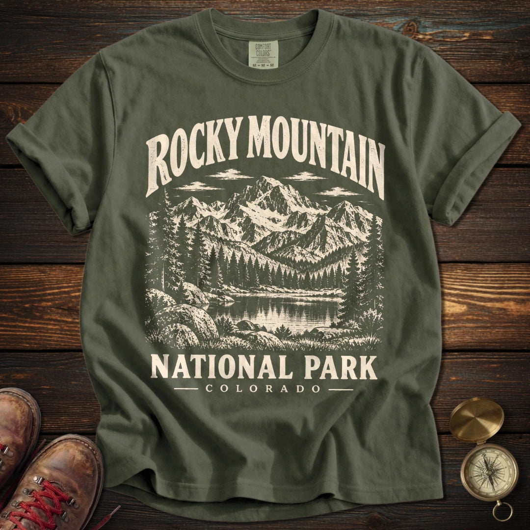 Rocky Mountain National Park Heritage T-Shirt
