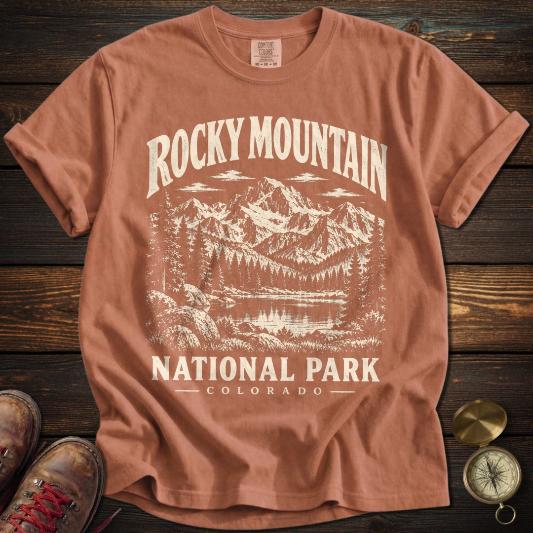 Rocky Mountain National Park Heritage T-Shirt