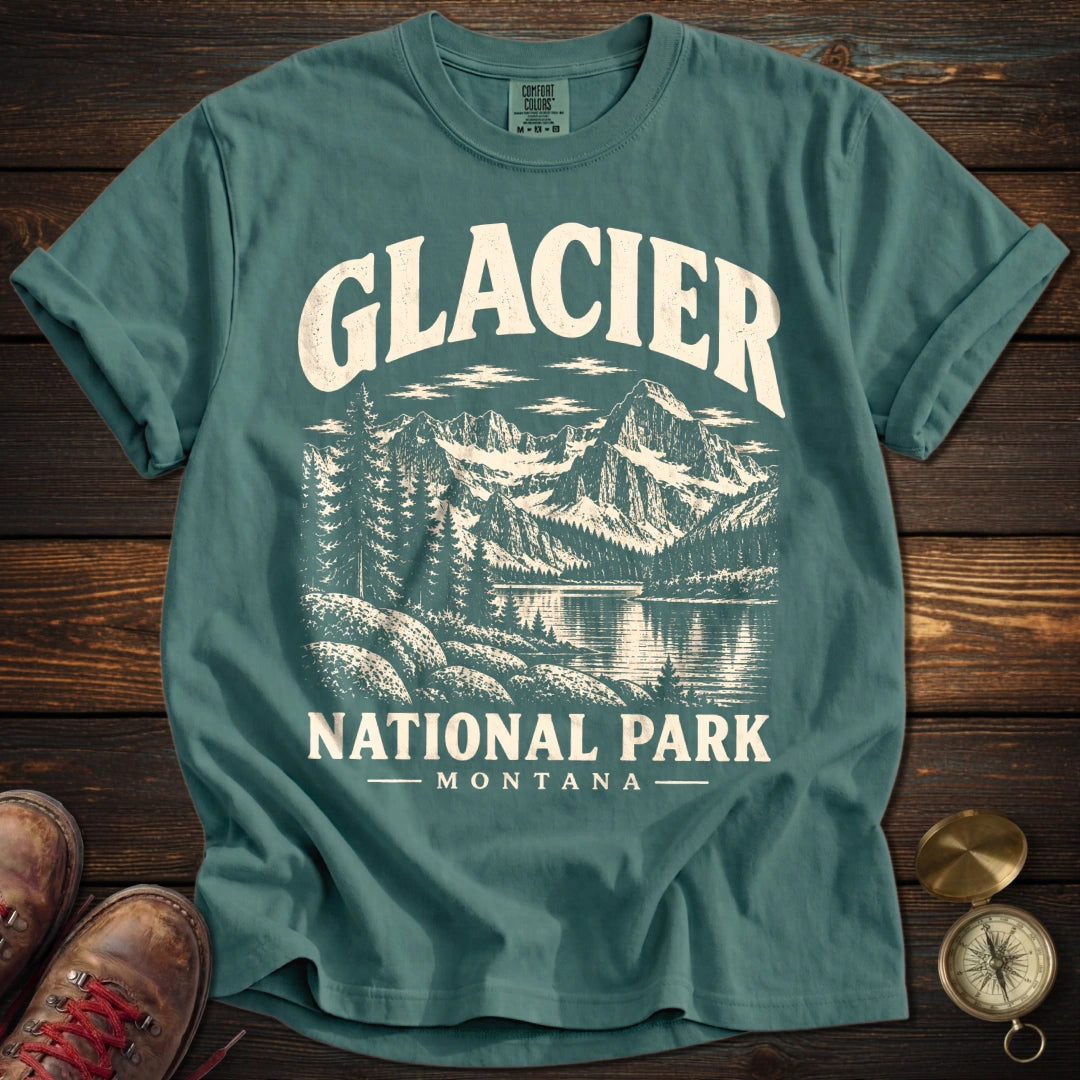 Glacier National Park Heritage T-Shirt