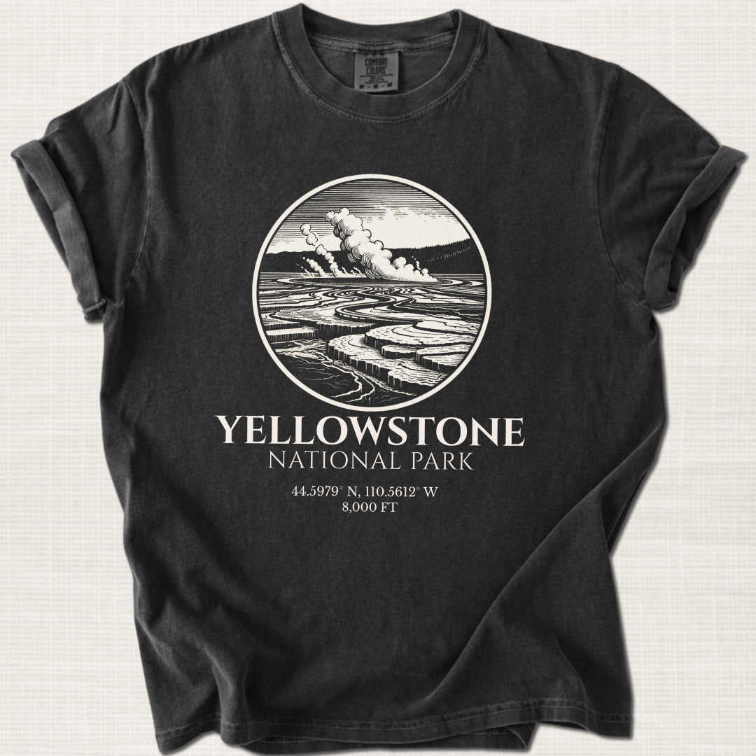 Yellowstone National Park T-Shirt – Expedition Press No. 01