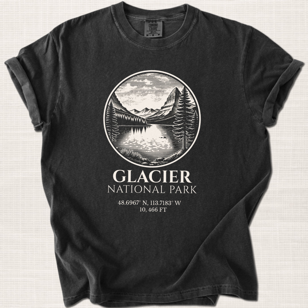 Glacier National Park T-Shirt – Expedition Press No. 05