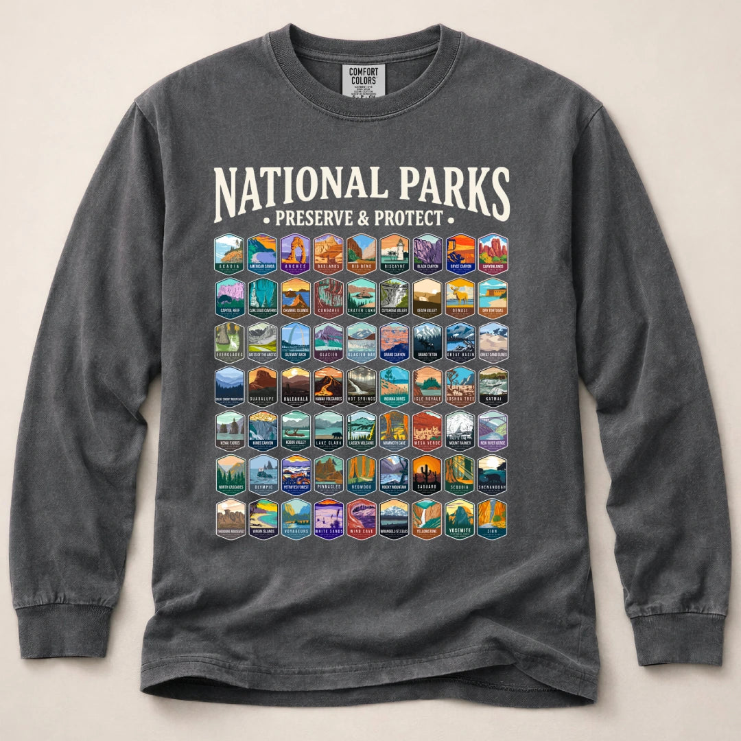 Preserve Protect 63 Park Long Sleeved T-Shirt