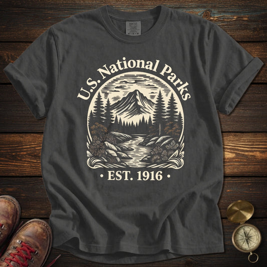 Vintage National Parks Badge T-Shirt