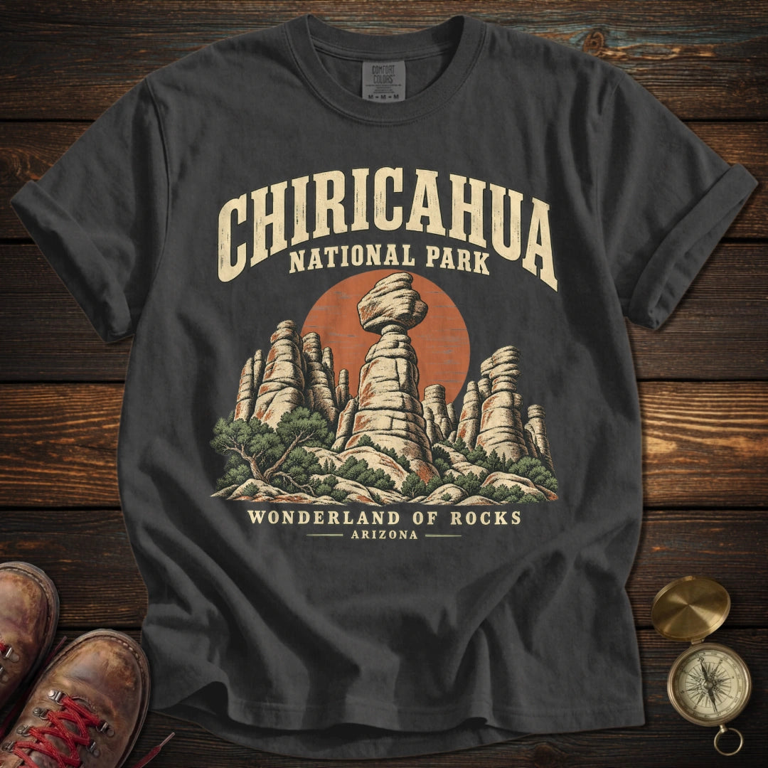 Chiricahua National Park Wonderland of Rocks T-Shirt - Pepper T-Shirt
