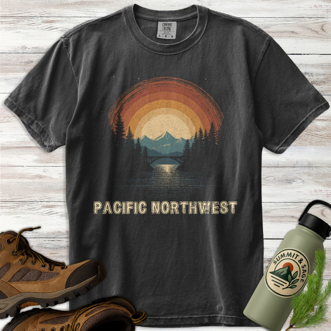 Vintage Pacific Northwest Sunset T-Shirt