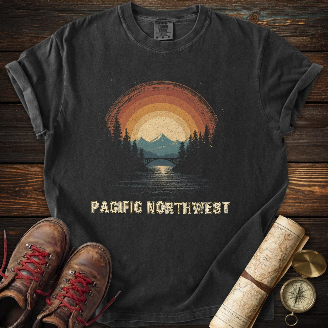 Vintage Pacific Northwest Sunset T-Shirt