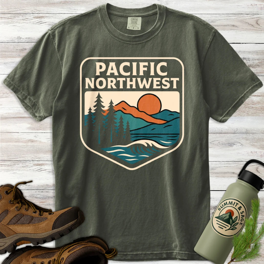 PNW Explorer Badge T-Shirt