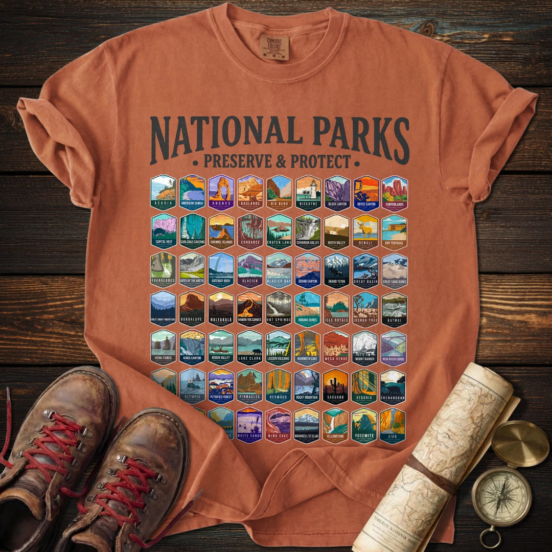 National Parks Preserve Protect T-Shirt
